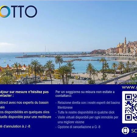 Renove Avec Climatisation Et Wifi En Dernier Etage, Vue A - Fr-1-196-383 * Menton